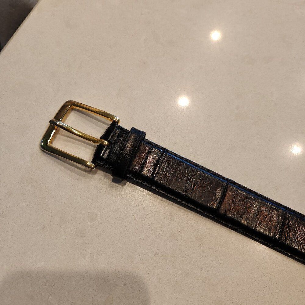 Repp LTD genuine eelskin belt. Size 48